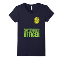 Funny Lawn Enforcement Officer Mowing T-Shirt
