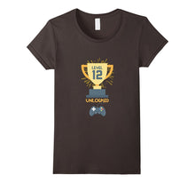 12th Birthday Shirt Gift 12 Year Old Level Up Gamer Tshirt