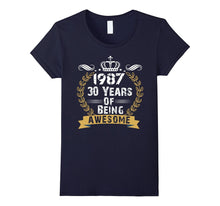 Happy 1987 My 30th Birthday Gift Ideas T Shirt