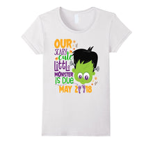 Halloween Pregnancy Shirt Our Cute Monster Due May 2018 Dad