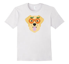 The Golden Retriever With Halloween Pumpkin Mask T-Shirt