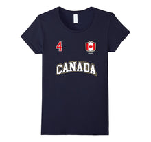 Canada Shirt Number 4 Canadian Team Sports Hockey Soccer
