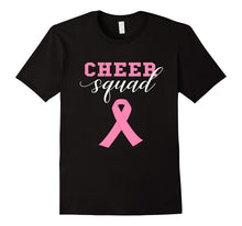 Pink Ribbon Breast Cancer Cheer Squad Cheerleading T Shirt