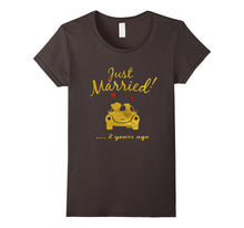 2nd Wedding Anniversary T-Shirt Just Married 2 Yrs Ago Tee