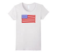 Baseball American Flag T-Shirt for July 4th Independence USA
