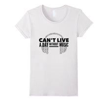 Girl Gift Tees Music Lover Headphone Earbud Beat Type Tee