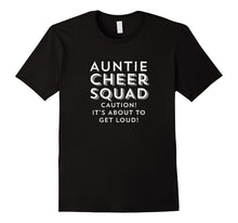 Cool Aunt Cheer Squad T-Shirt Funny Quote Tee
