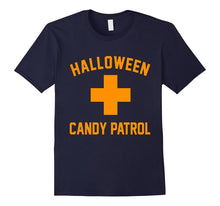 Halloween Candy Patrol Inspector Swimming Pool Cross T Shirt