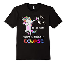 August 21 Solar Total Eclipse Funny Dabbing Unicorn T Shirt