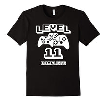 Gamer 11th Birthday Level 11 Complete Funny Gaming Tee Shirt