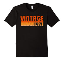 Retro Vintage 1971 T-Shirt 46 Yrs Old Bday 46th Birthday Tee