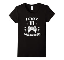 Level 11 Unlocked Gamer Shirt 11 Yrs Old Bday 11th Birthday