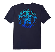 Ocean Blue Tribal Hawaiian Sea Turtle T-Shirt