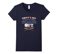 Baseball Softball Daughter Step Mom or Step Dad T Shirt