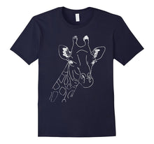 Giraffe Head Mask Giraffes Shirt Cute Zoo Lover Africa Tee