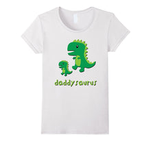Daddysaurus Shirt Cute Dinosaur Dad Fathers Day Gift Kid Son