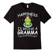 Happiness Is Being a Gramma With Frog Funny T-Shirt Gift