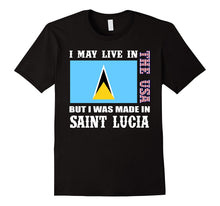 SAINT LUCIA Proud Flag Gift Tee