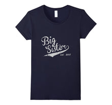 Big Sister Est. 2018 Vintage Style Tee - Adult & Youth Size