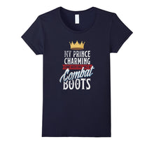 My Prince Charming Army Wife Girlfriend T-Shirt Funny Tee