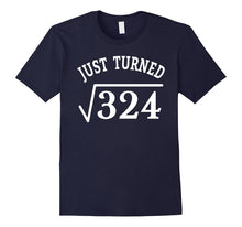 18 Years Old Just Turn Square Root 324 18th Birthday T-Shirt