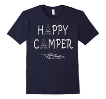 Happy Camper Shirt - Camping T-Shirt Teepee Leaf Tee