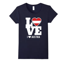 Love Austria T-Shirt Patriotic Austrian Expat