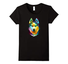 Siberian Husky Colorful Portrait T-Shirt