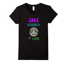 1967 Summer of Love Hippie Peace Sign T-Shirt