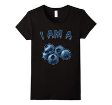 I Am a Blueberries Cute Emoji Halloween Tee Fruits Lovers