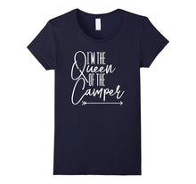 Funny Camping T-Shirt 'I'm the Queen of the Camper'