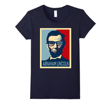 Abraham Lincoln Tshirt Wearing US Glasses