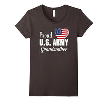 Proud U.S. Army Grandmother Patriotic Heart T Shirt