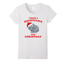 I Want a Hippopotamus for Christmas Hippo Gift T-Shirt