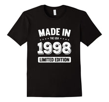 19th Birthday Gift T Shirt - Made in 1998 T-Shirt 1998 Shirt