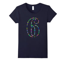 Number 6 Star T-Shirt for Adults & Kids