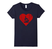 I LOVE SCIENCE Cool Vintage Distressed Microscope T-Shirt