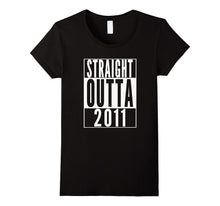 STRAIGHT OUTTA 2011 6th Birthday Fun Cool T-Shirt Gift