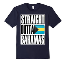 Straight Outta Bahamas Funny Gift Flag T-Shirt