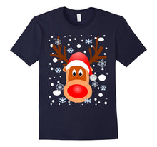 CHRISTMAS REINDEER SHIRT-SNOW-SNOWFLAKES-T Shirt