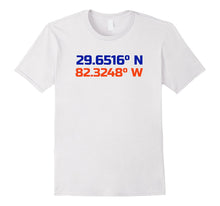 Latitude and Longitude of Gainesville Florida T-Shirt