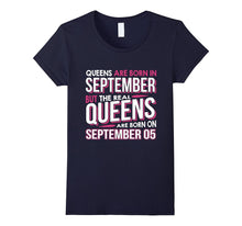 Real Queens Are Born on September 05 T-Shirt 5th Birthday