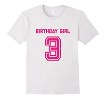 3rd Birthday Shirt Gift Age 3 Year Old Girl Tshirt Girls Tee