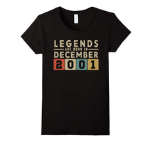Legends Born in DECEMBER 2001 Christmas Birthday 16 Year Old