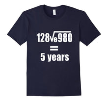 5th Wedding Anniversary T-Shirt Math Equation Gift Shirt