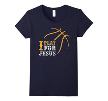 I Play for Jesus, Distressed Christian Basketball T Shirt