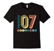 2007 Original Birthday T-Shirt 10 Years Old Kid's Gifts
