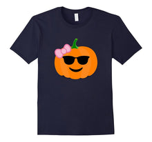 Pumpkin Girl T-Shirt Shades Emoji Halloween Costume Tee