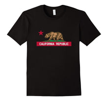 California Republic State Flag T-Shirt Cali Life I Love CA