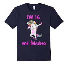 16 and Fabulous Sweet Sixteen Girls Unicorn Dab Dance T Shir